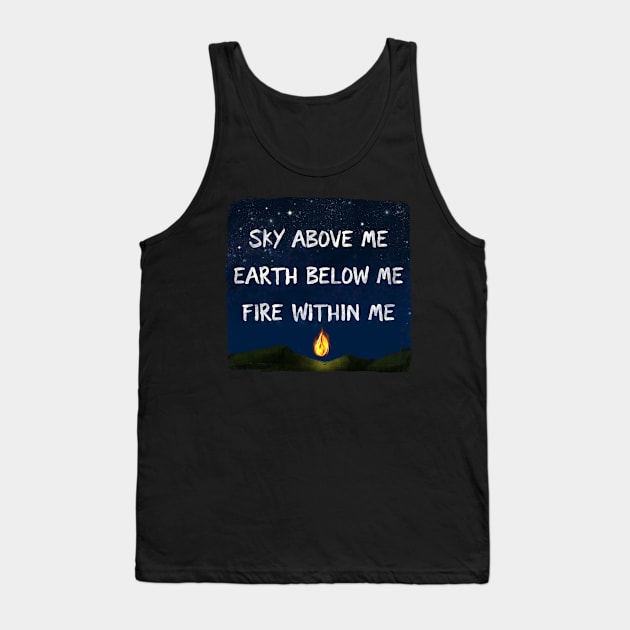 Sky Above Me Tank Top by LittleBunnySunshine